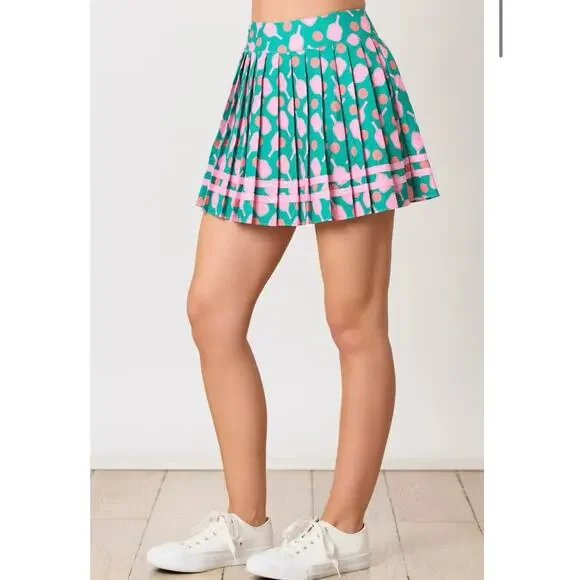 Peach Love California Polka Dot Mini Skirt - Picture 3 of 10